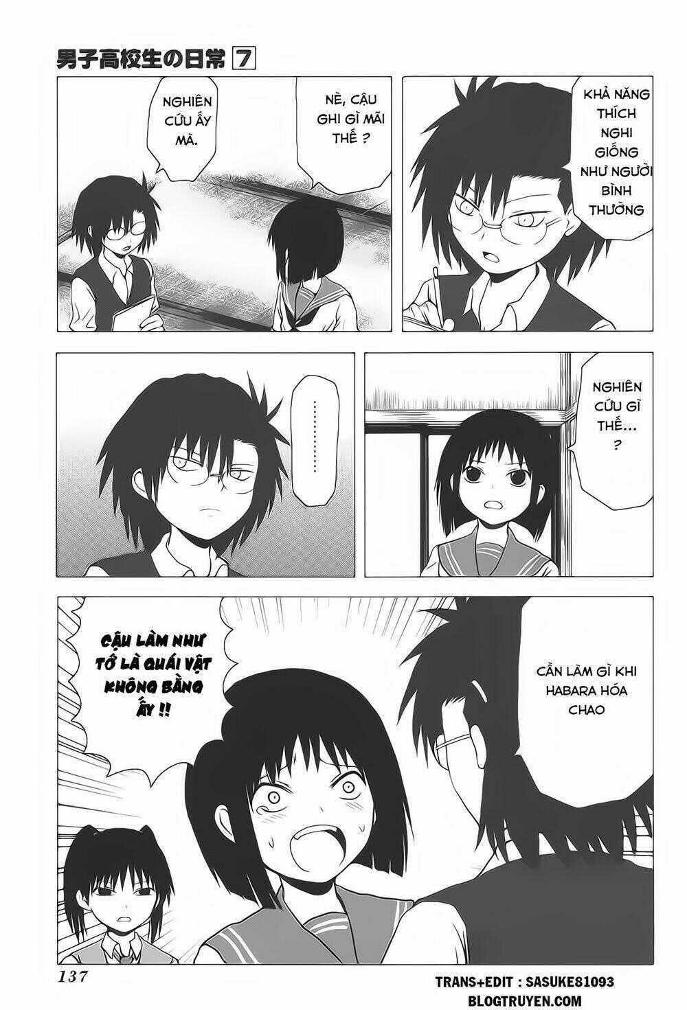 Danshi Koukousei No Nichijou Chapter 107.7 trang 4