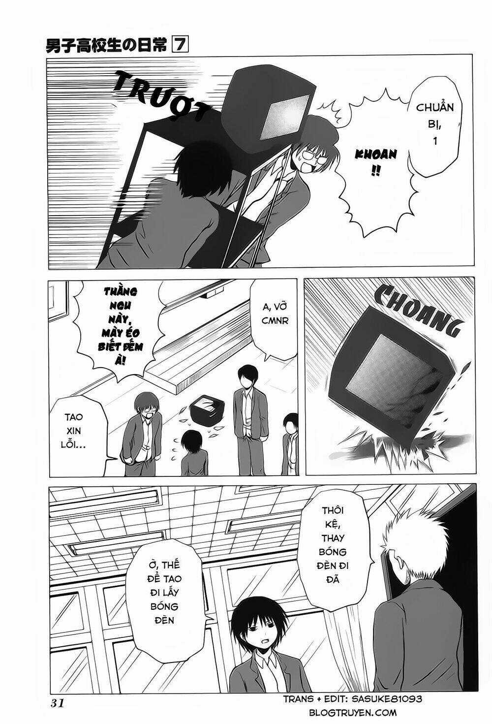 Danshi Koukousei No Nichijou Chapter 98 trang 3