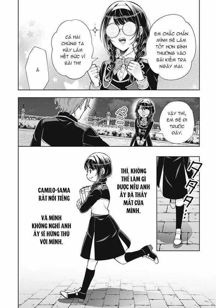 dantoudai ni kieta densetsu no akujo nidome no jinsei de wa gariben jimi megane ni natte heion wo nozomu Chapter 1.5 trang 8
