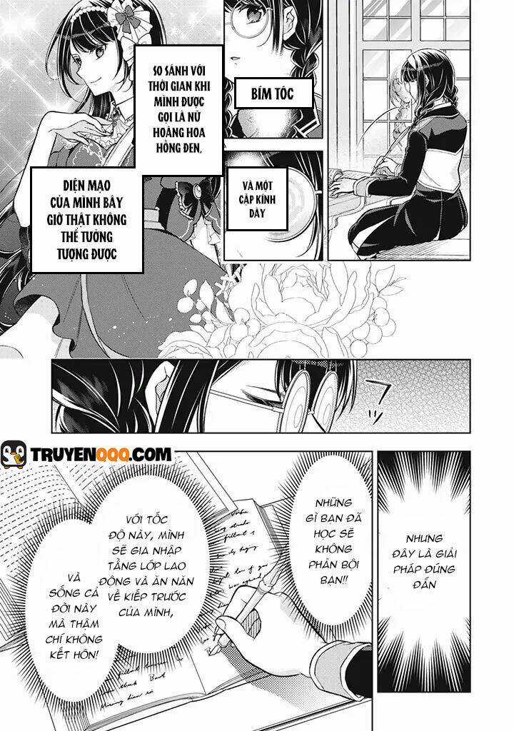 dantoudai ni kieta densetsu no akujo nidome no jinsei de wa gariben jimi megane ni natte heion wo nozomu Chapter 1 trang 13