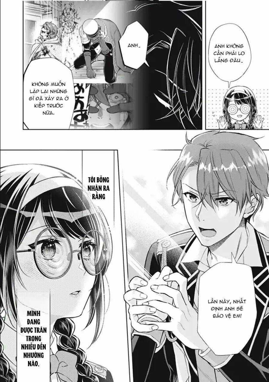 dantoudai ni kieta densetsu no akujo nidome no jinsei de wa gariben jimi megane ni natte heion wo nozomu Chapter 4.5 trang 8