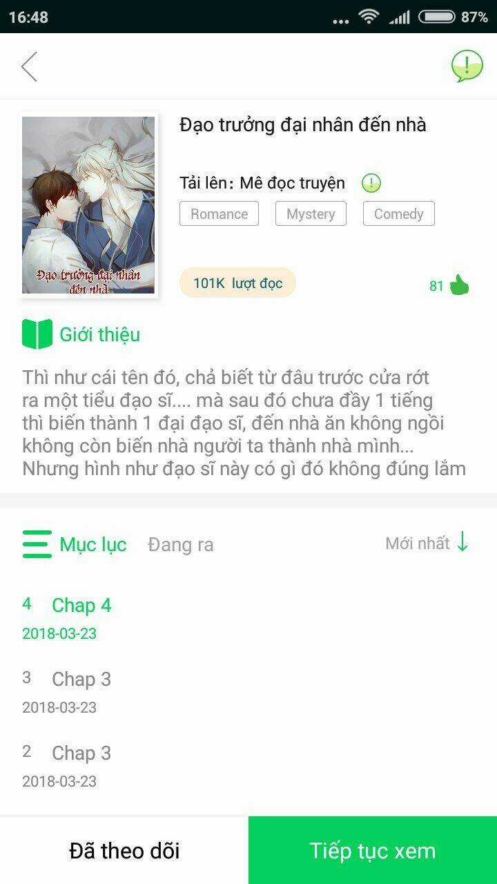 Đạo Trưởng Đại Nhân Đến Nhà Chapter 1 trang 27