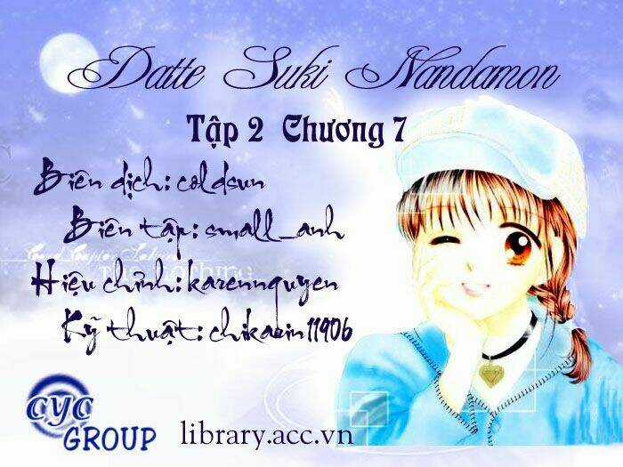 Datte Suki Nandamon Chapter 7 trang 33