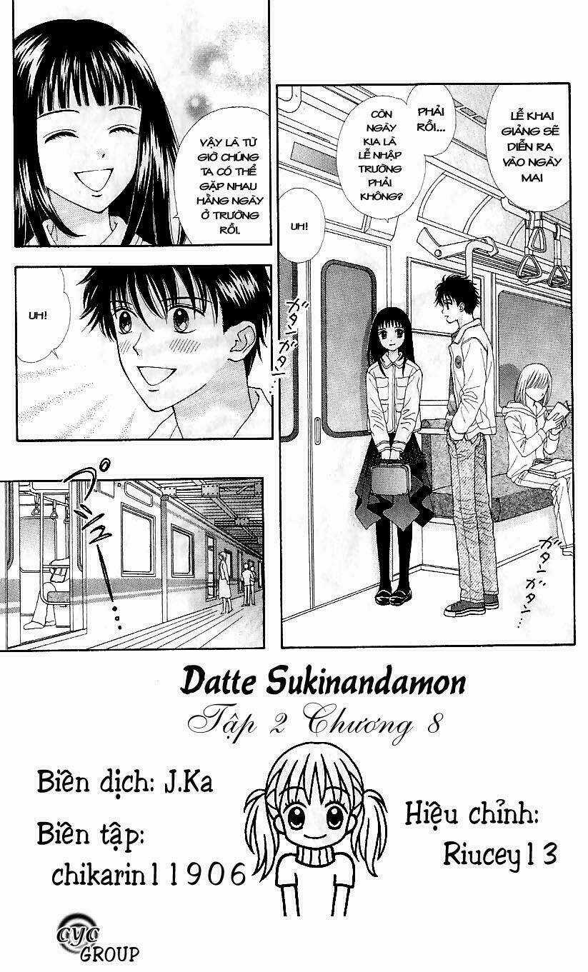 Datte Suki Nandamon Chapter 8 trang 3