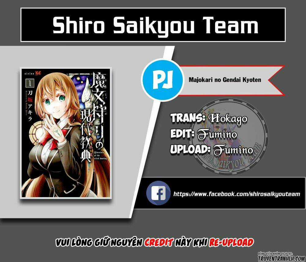 Dấu Ấn Phù Thủy Chapter 1 trang 2