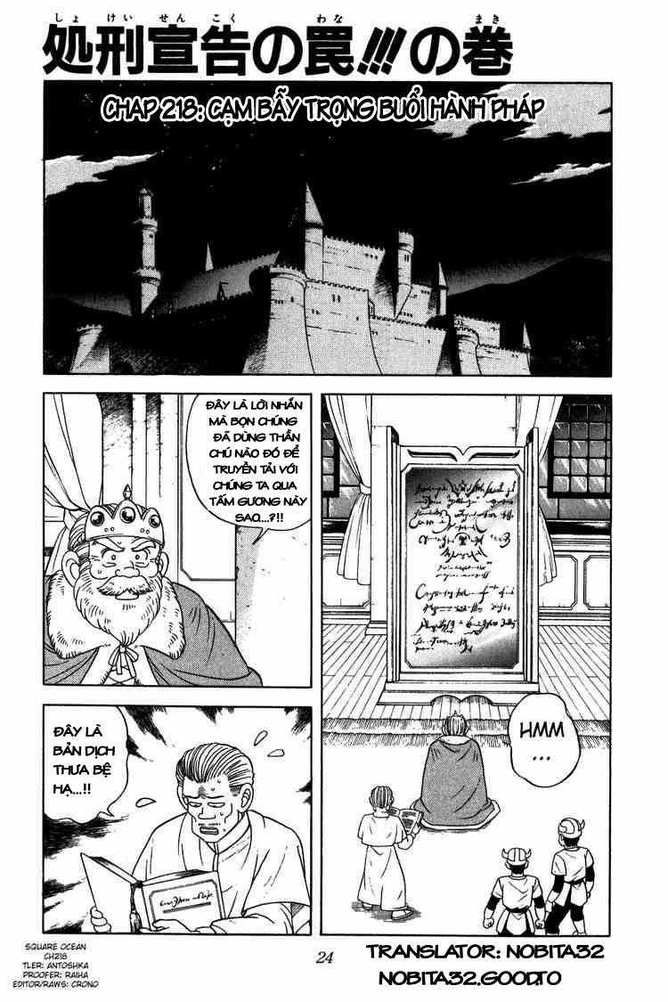 Dấu Ấn Rồng Thiêng Chapter 218 trang 0