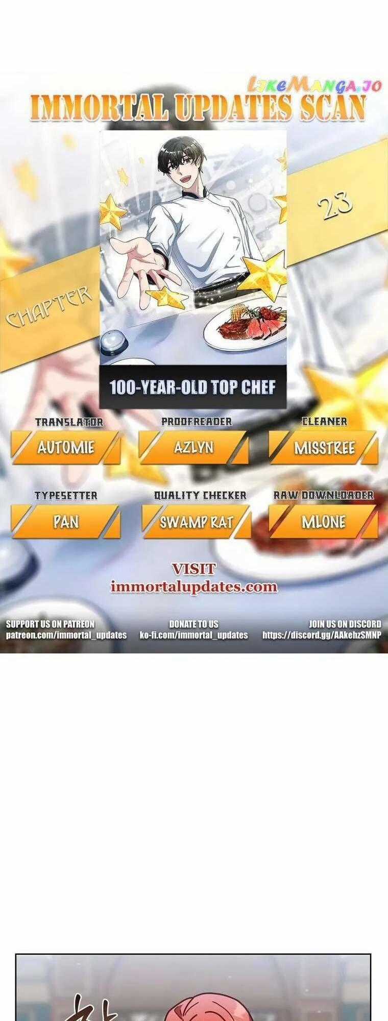 Đầu Bếp 100 Tuổi Chương 23 trang 1