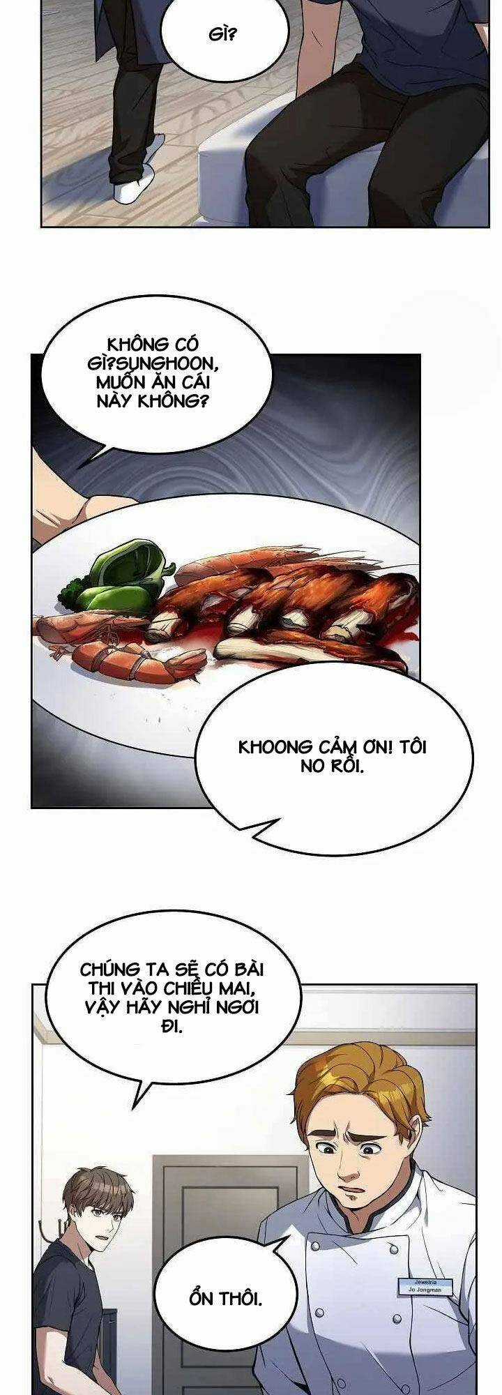 Đầu Bếp Trẻ Nhất Tới Từ Khách Sạn Hạng Ba Chương 14 trang 32