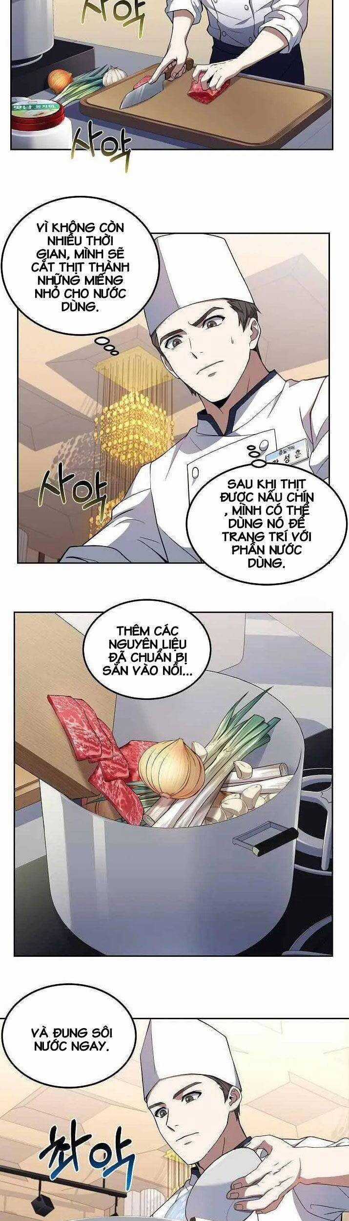 Đầu Bếp Trẻ Nhất Tới Từ Khách Sạn Hạng Ba Chương 15 trang 15