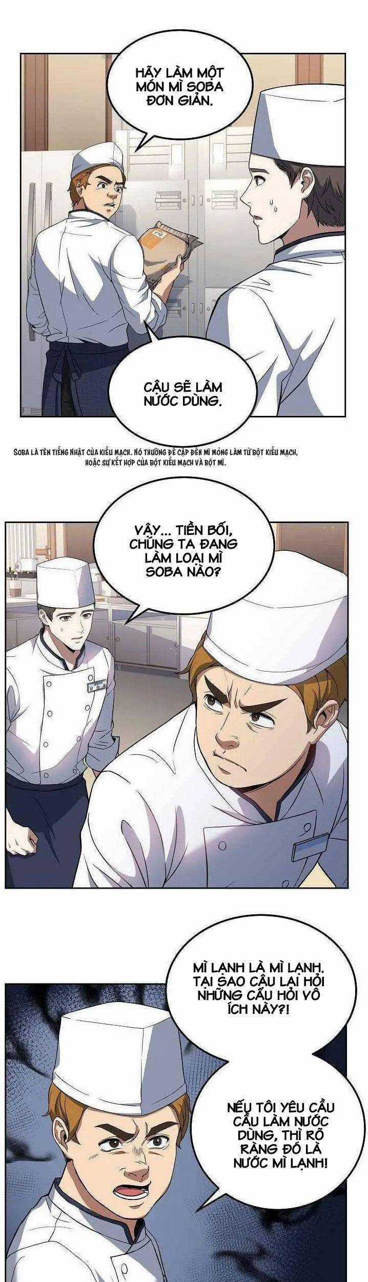 Đầu Bếp Trẻ Nhất Tới Từ Khách Sạn Hạng Ba Chương 15 trang 8