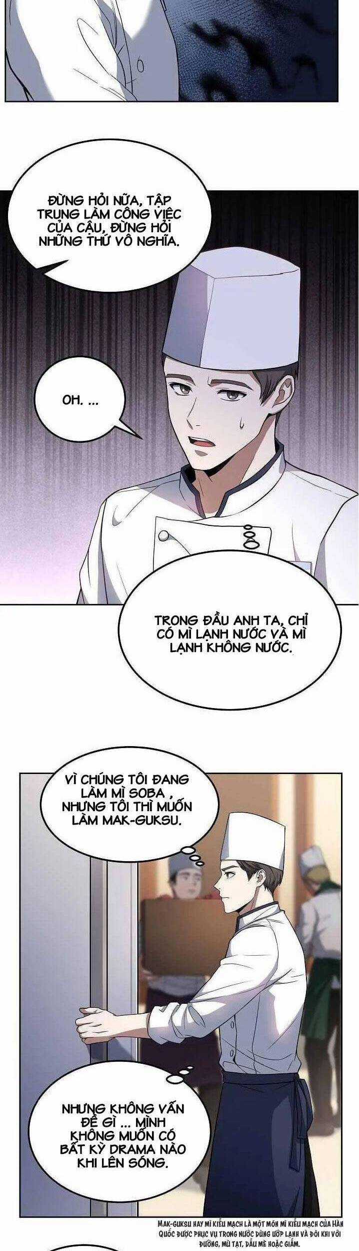 Đầu Bếp Trẻ Nhất Tới Từ Khách Sạn Hạng Ba Chương 15 trang 9