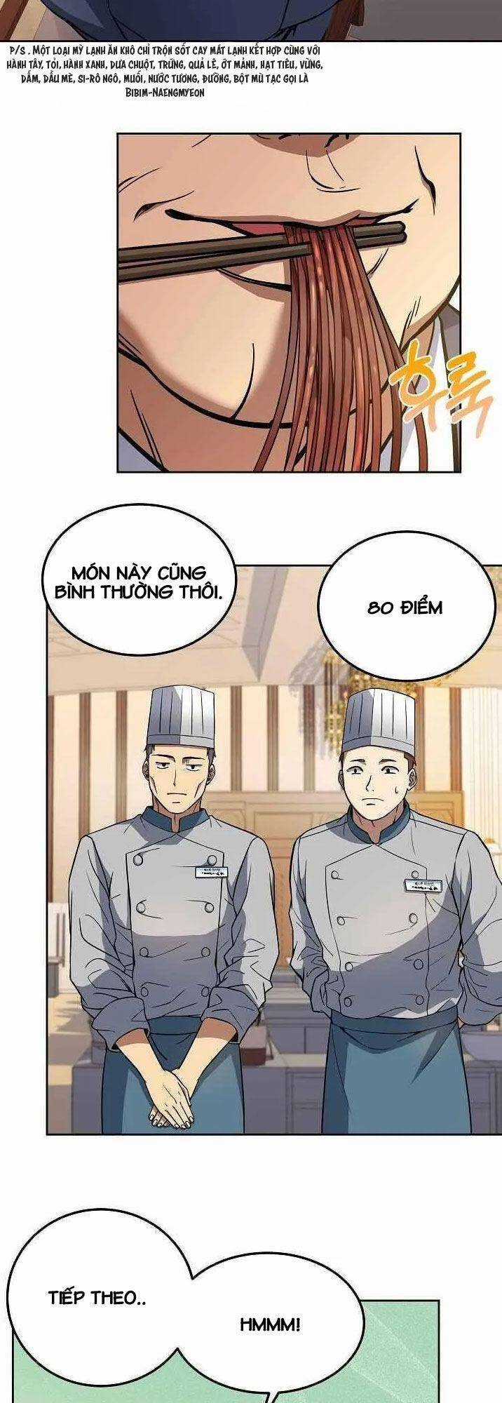 Đầu Bếp Trẻ Nhất Tới Từ Khách Sạn Hạng Ba Chương 16 trang 8