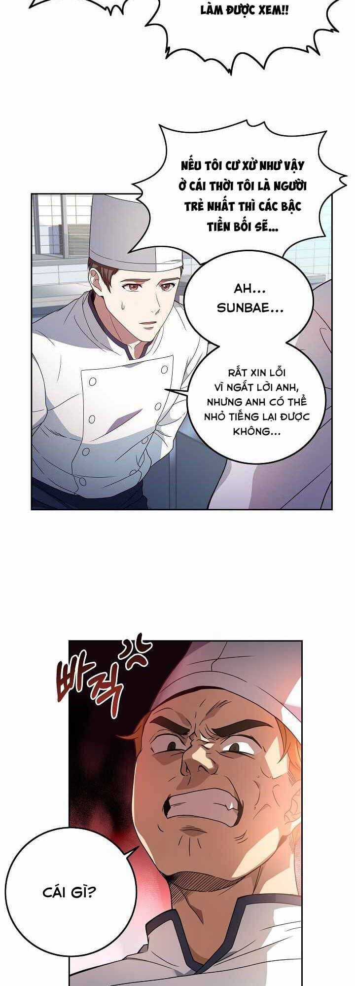 Đầu Bếp Trẻ Nhất Tới Từ Khách Sạn Hạng Ba Chương 4 trang 16