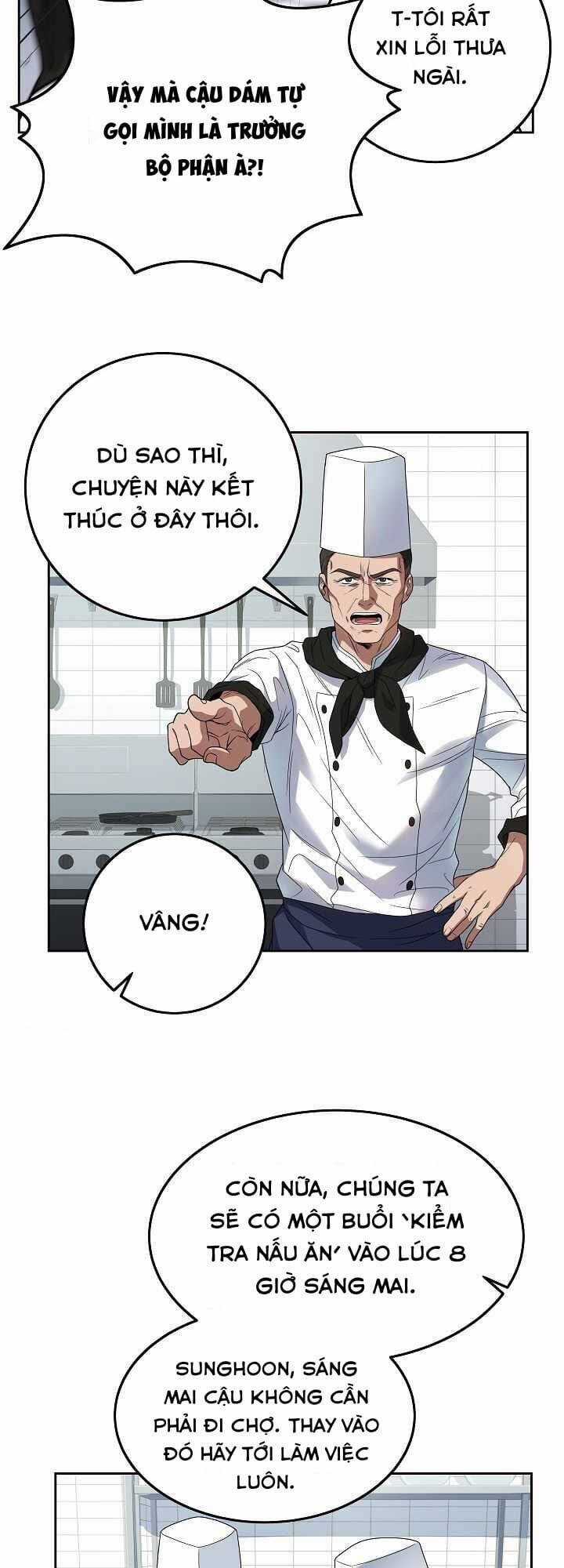 Đầu Bếp Trẻ Nhất Tới Từ Khách Sạn Hạng Ba Chương 4 trang 25