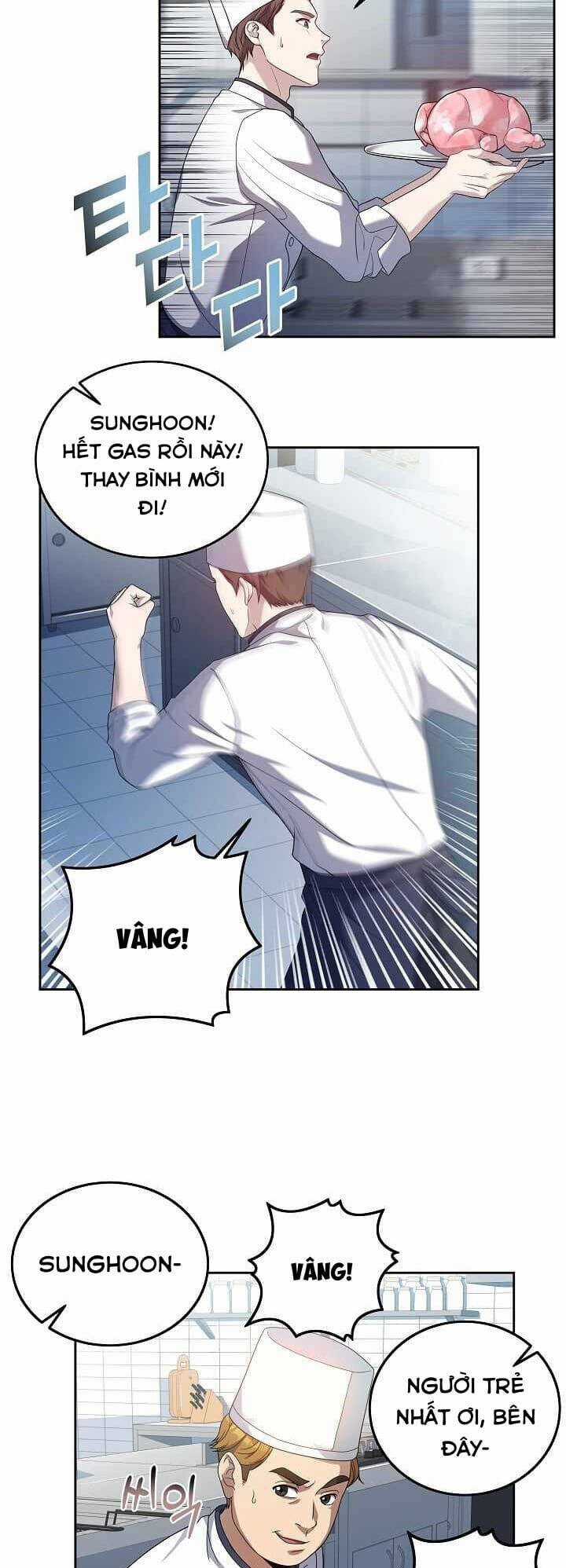 Đầu Bếp Trẻ Nhất Tới Từ Khách Sạn Hạng Ba Chương 4 trang 4