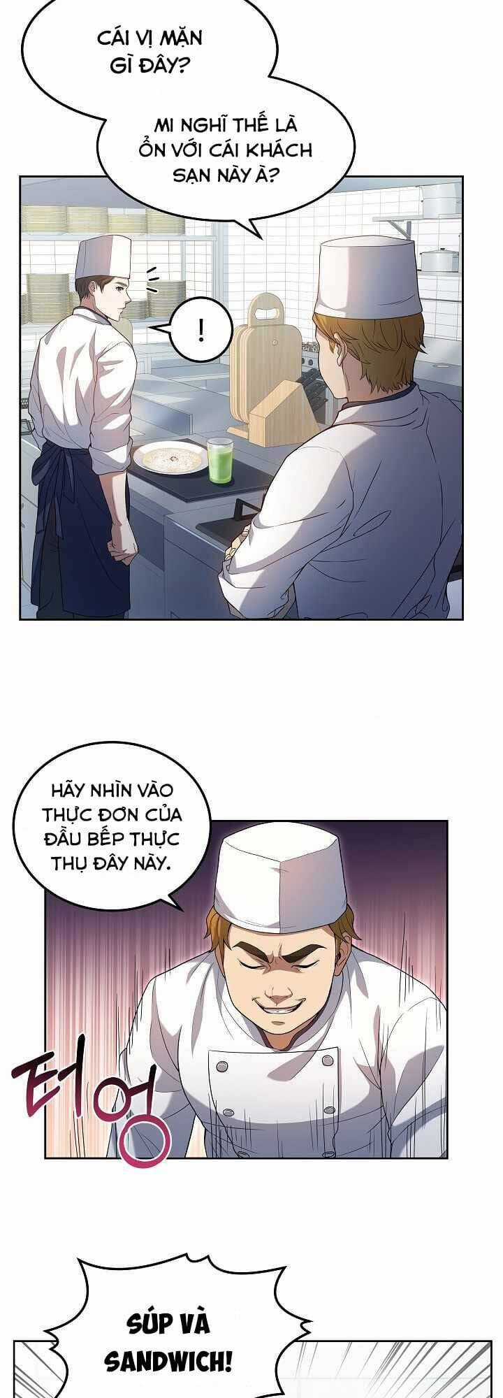 Đầu Bếp Trẻ Nhất Tới Từ Khách Sạn Hạng Ba Chương 6 trang 26