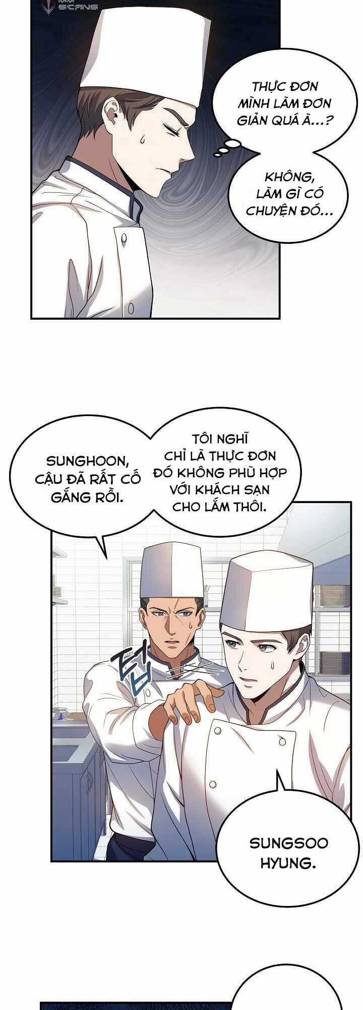 Đầu Bếp Trẻ Nhất Tới Từ Khách Sạn Hạng Ba Chương 6 trang 38