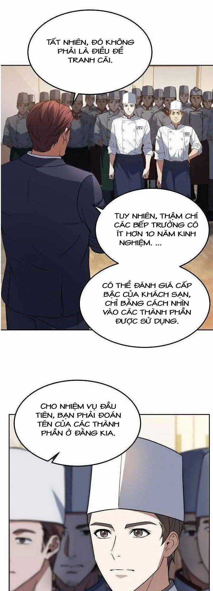 Đầu Bếp Trẻ Nhất Tới Từ Khách Sạn Hạng Ba Chương 8 trang 28