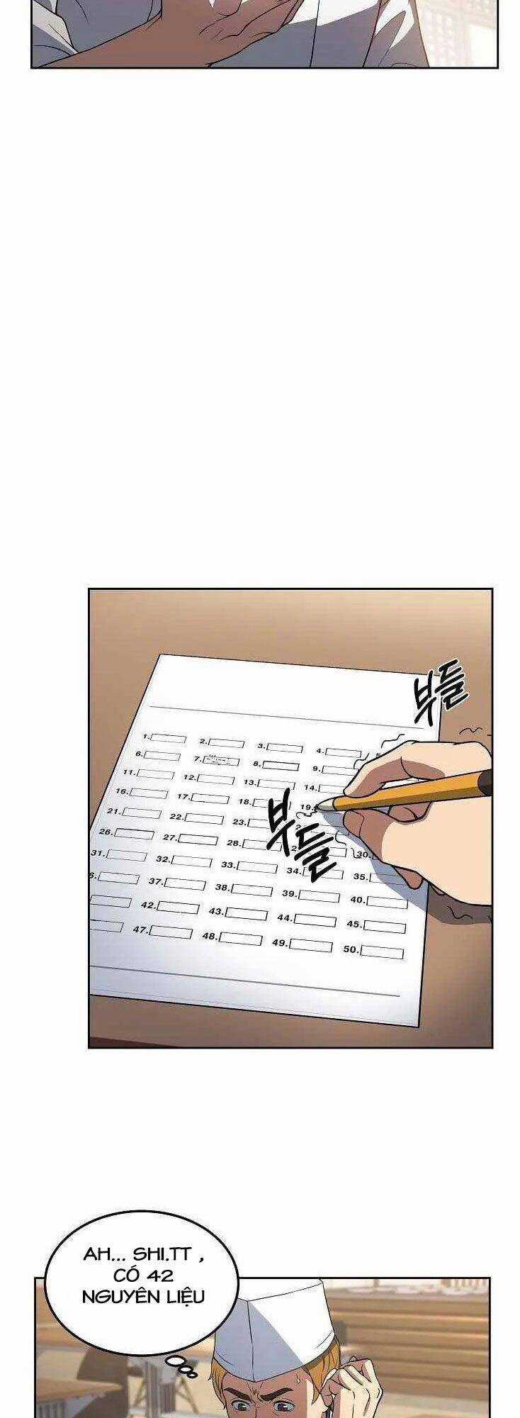 Đầu Bếp Trẻ Nhất Tới Từ Khách Sạn Hạng Ba Chương 8 trang 33