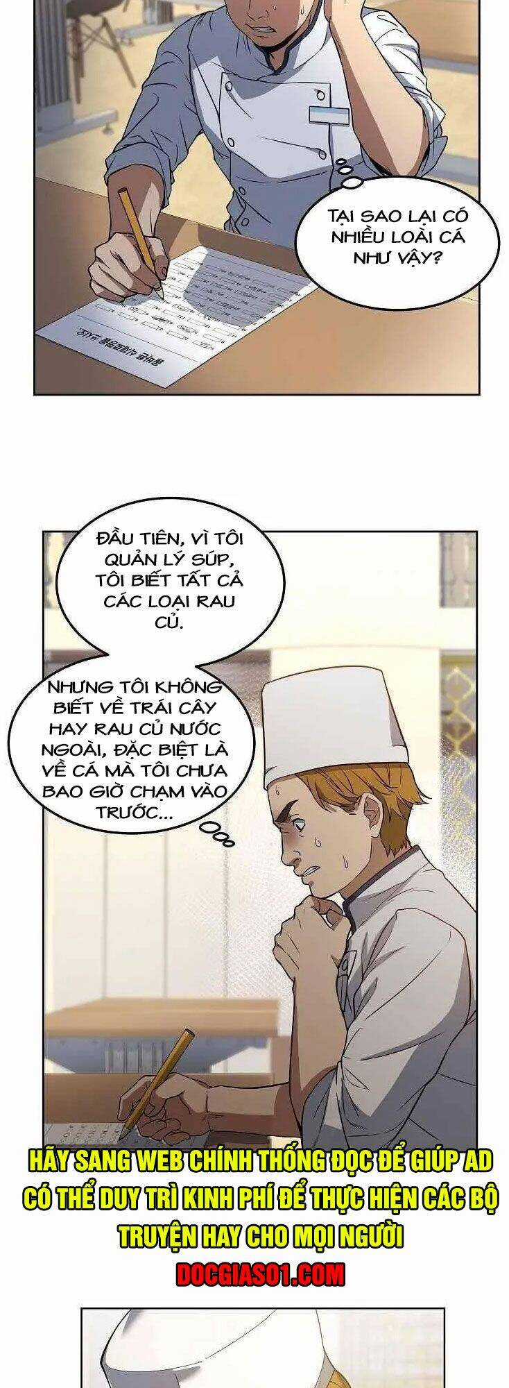 Đầu Bếp Trẻ Nhất Tới Từ Khách Sạn Hạng Ba Chương 8 trang 34
