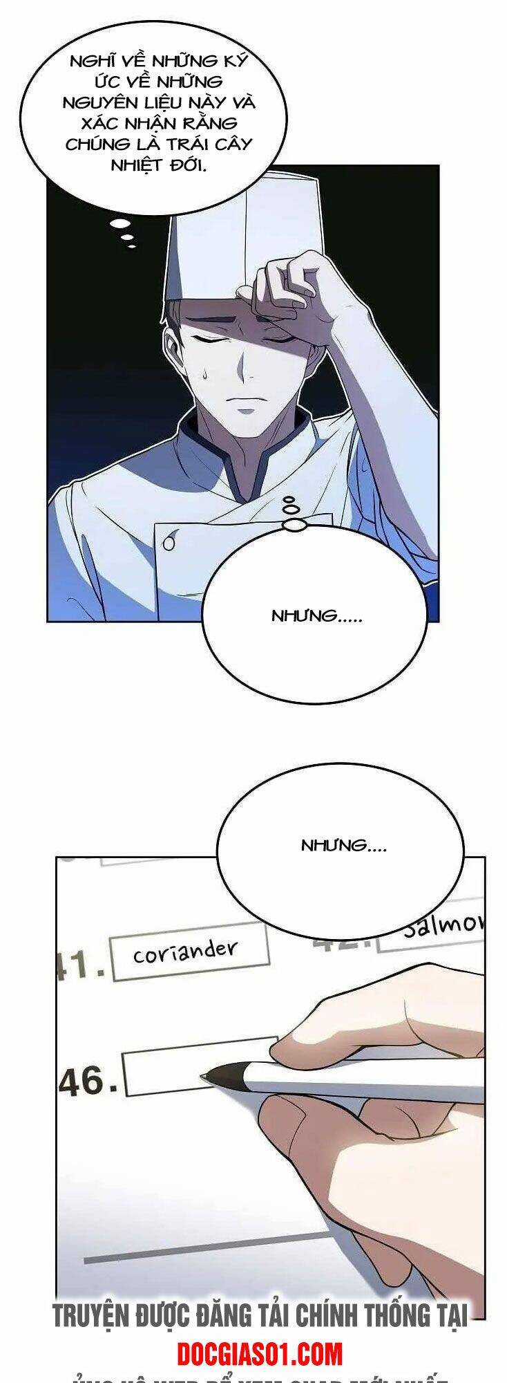 Đầu Bếp Trẻ Nhất Tới Từ Khách Sạn Hạng Ba Chương 8 trang 40