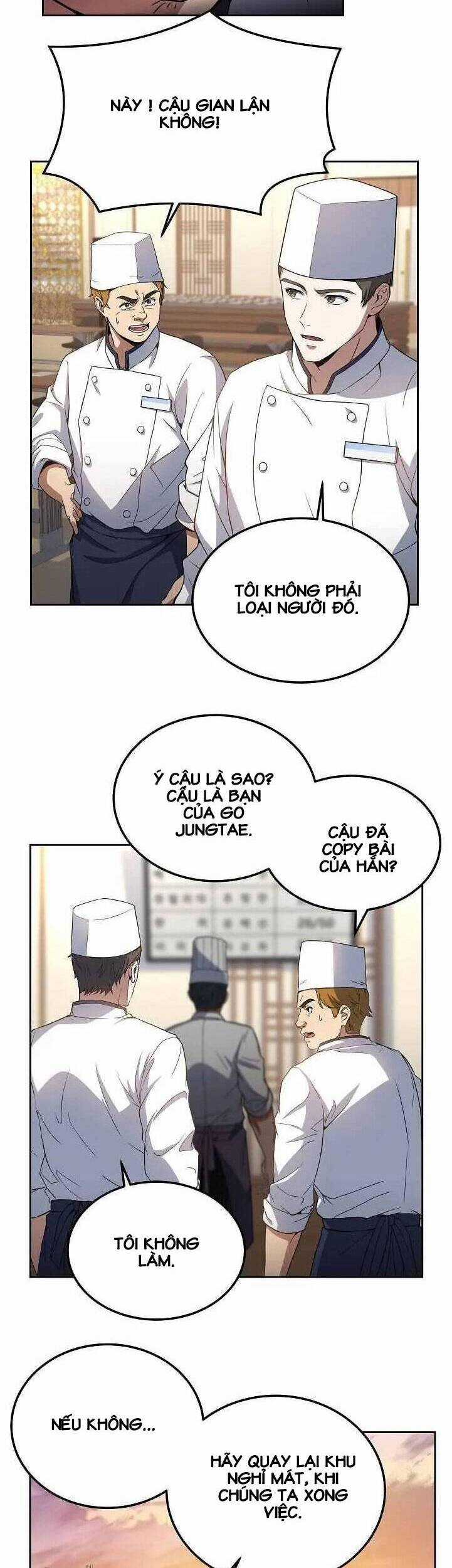 Đầu Bếp Trẻ Nhất Tới Từ Khách Sạn Hạng Ba Chương 9 trang 25