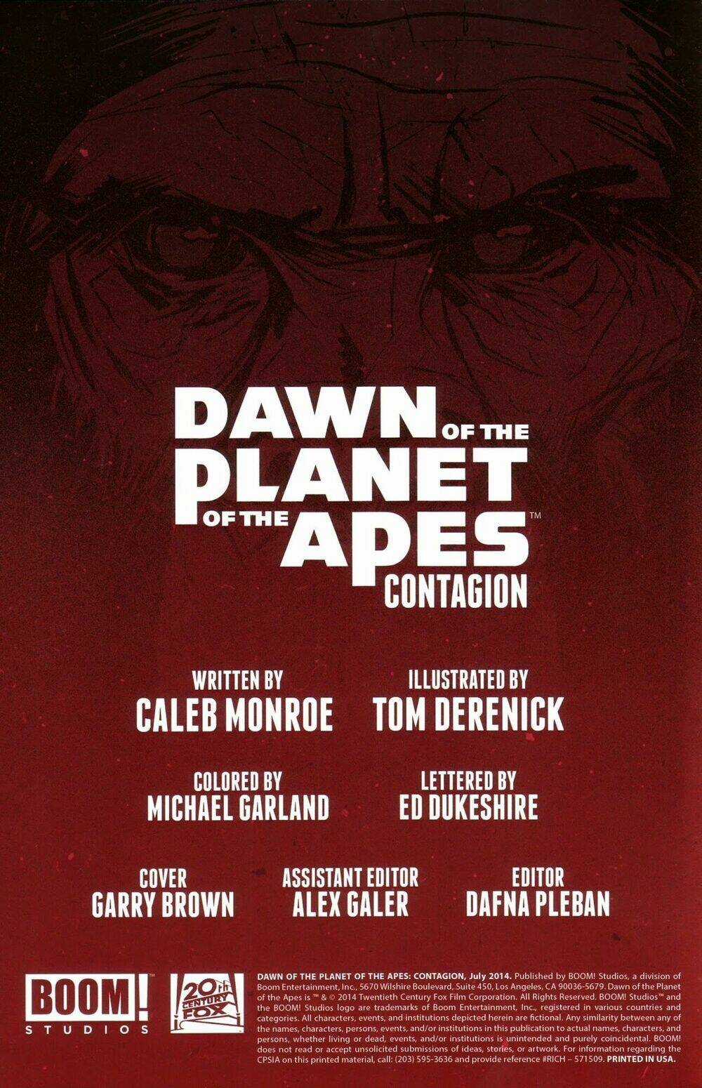 Dawn Of The Planet Of The Apes - Contagion [One Shot] Chapter 1 trang 2