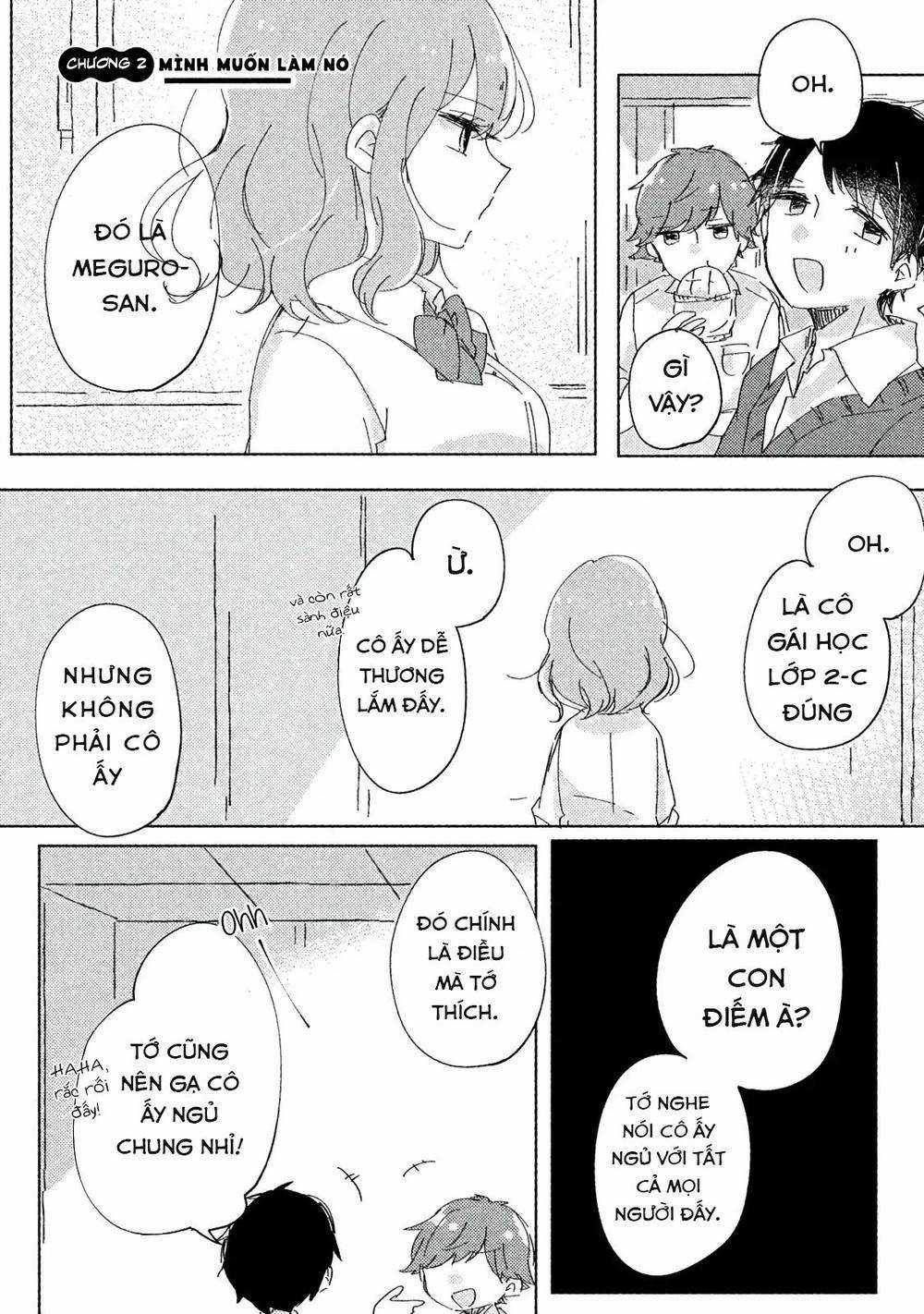 Đây Không Phải Lần Đầu Của Meguro-san Chapter 2 trang 2
