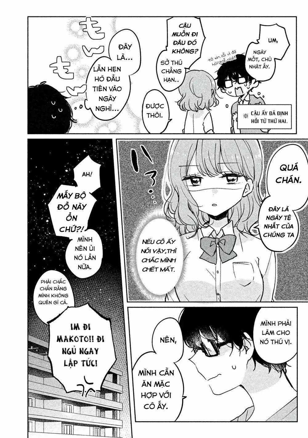 Đây Không Phải Lần Đầu Của Meguro-san Chapter 5 trang 2