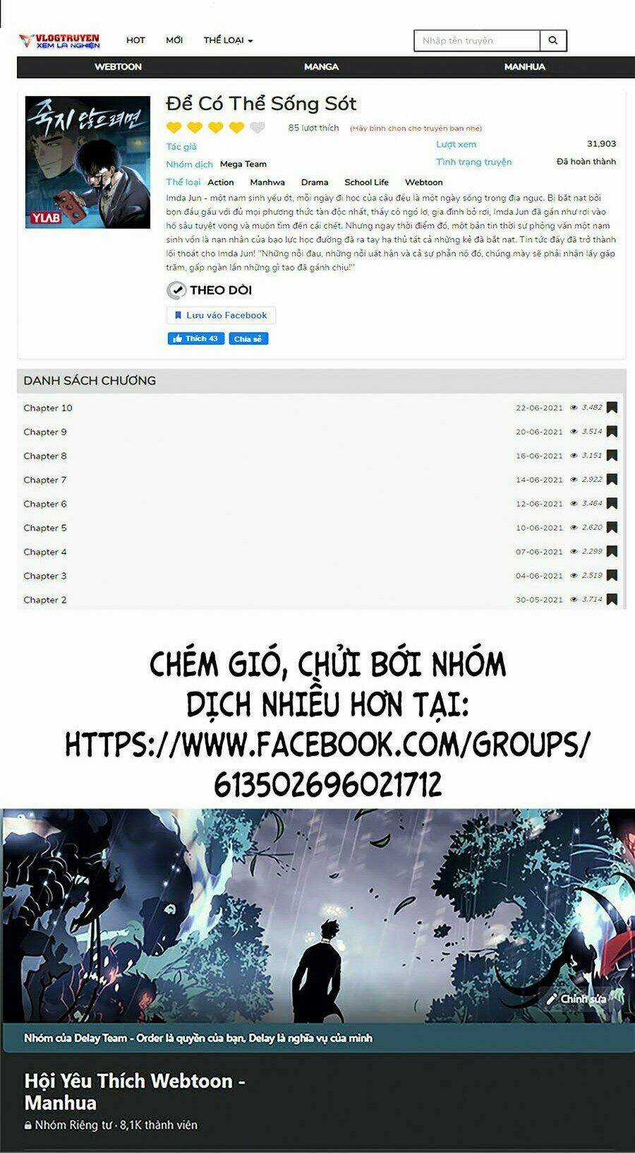 Để Có Thể Sống Sót Chapter 11 trang 169