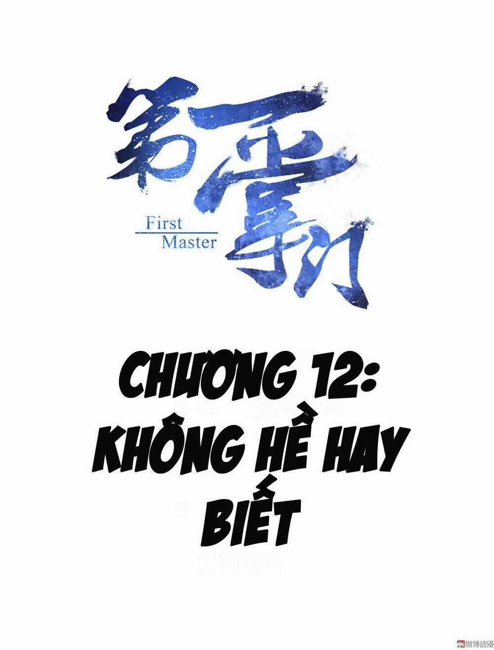 Đệ Nhất Chưởng Môn Chapter 12 trang 1