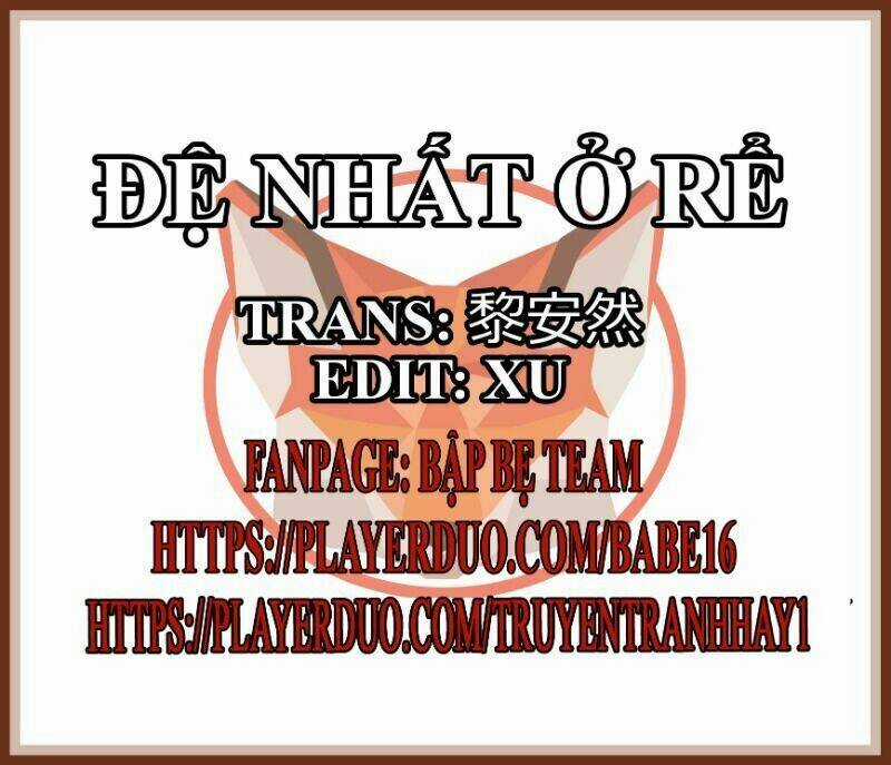 Đệ Nhất Người Ở Rể Chapter 23 trang 0