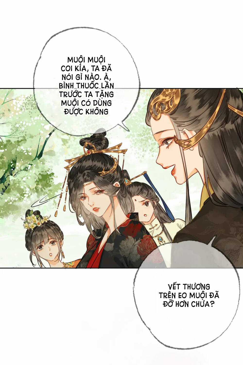 Để Ta Làm Ánh Trăng Đen Của Hôn Quân Chapter 10.1 trang 4