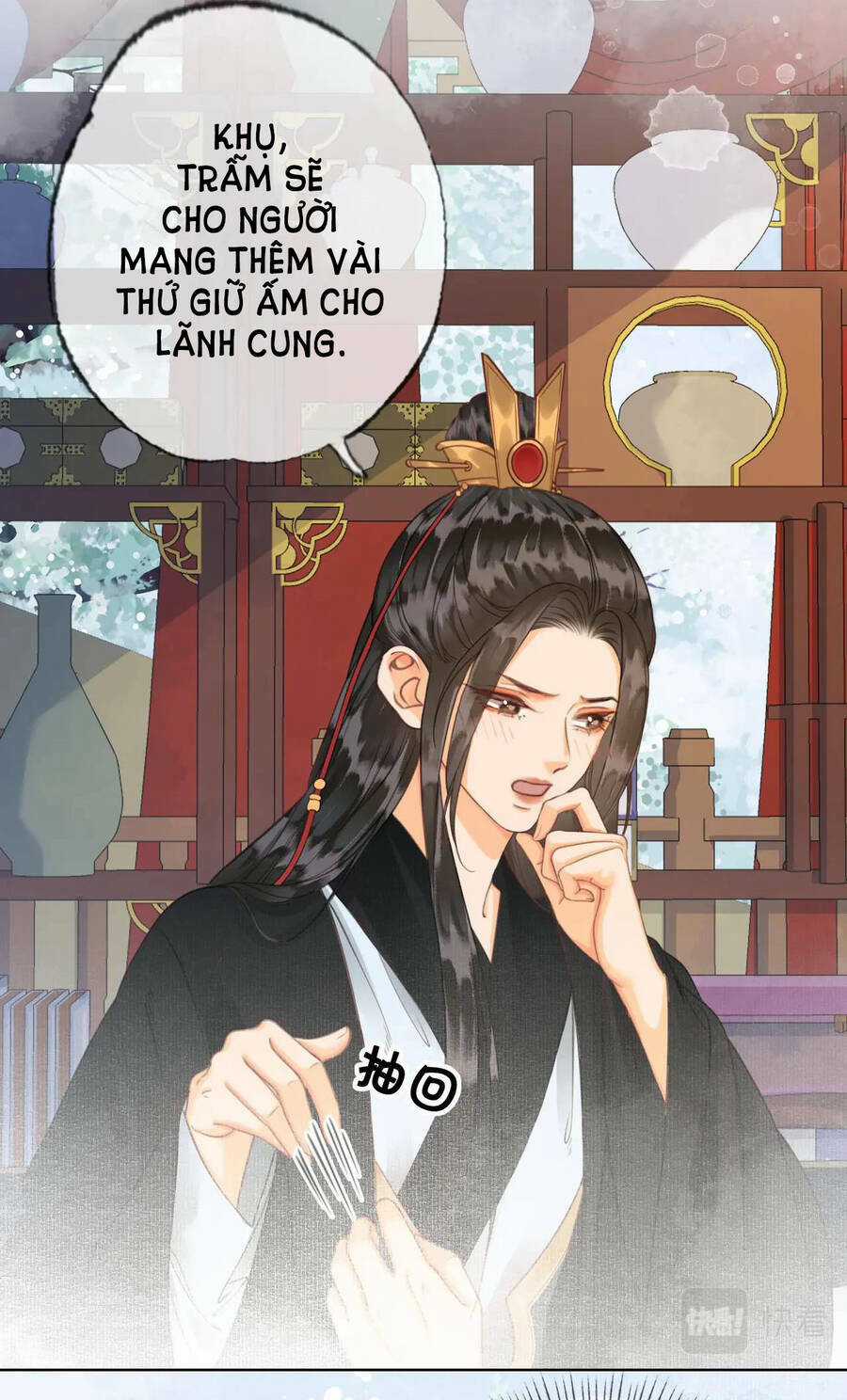 Để Ta Làm Ánh Trăng Đen Của Hôn Quân Chapter 12.2 trang 9