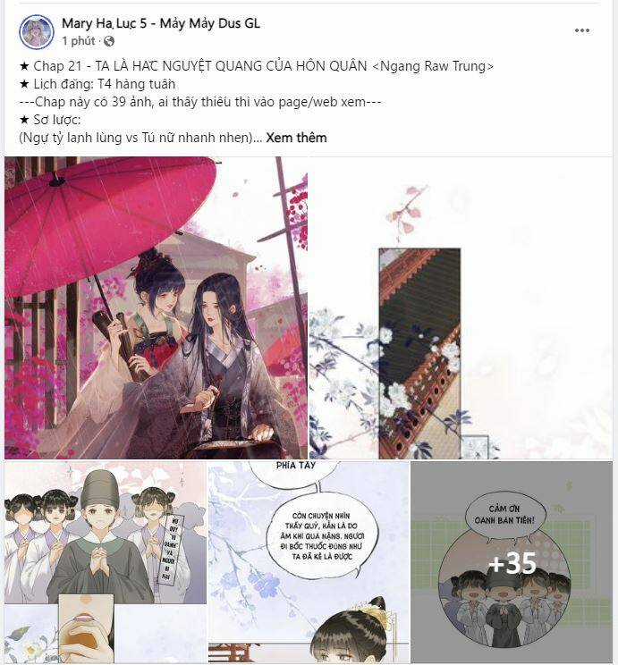 Để Ta Làm Ánh Trăng Đen Của Hôn Quân Chapter 21 trang 17