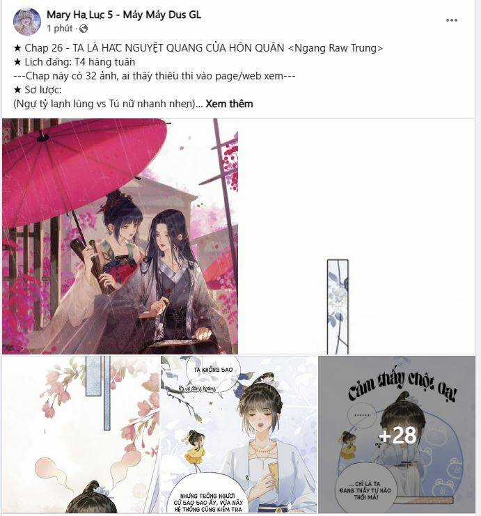 Để Ta Làm Ánh Trăng Đen Của Hôn Quân Chapter 26 trang 17