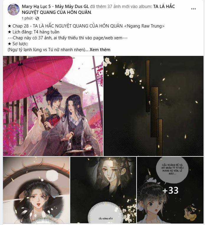 Để Ta Làm Ánh Trăng Đen Của Hôn Quân Chapter 28 trang 12