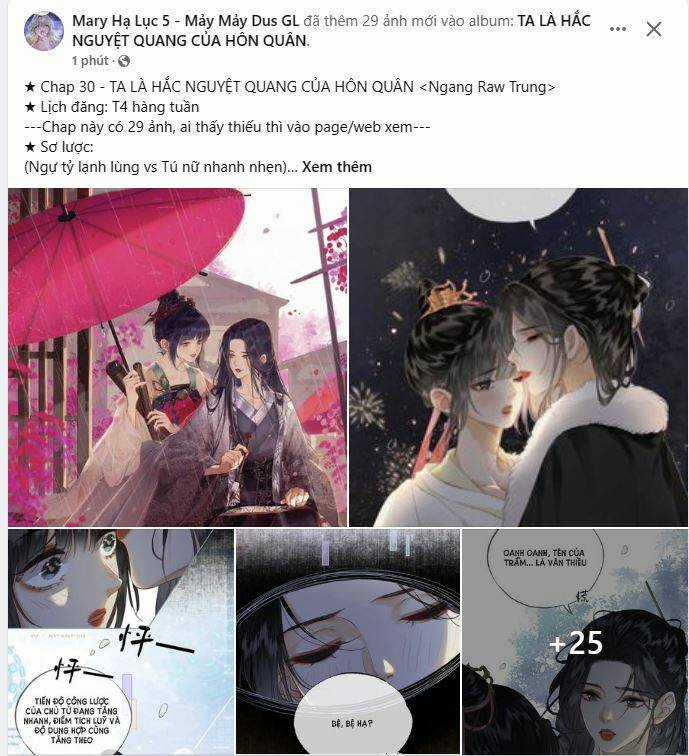 Để Ta Làm Ánh Trăng Đen Của Hôn Quân Chapter 30 trang 13