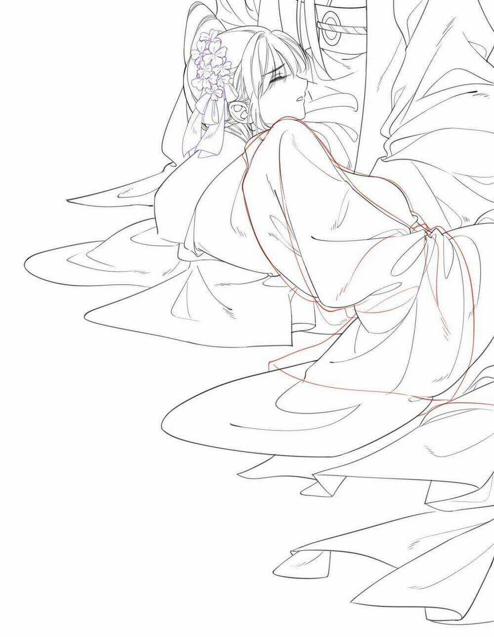 Để Ta Làm Ánh Trăng Đen Của Hôn Quân Chapter 4.2 trang 32