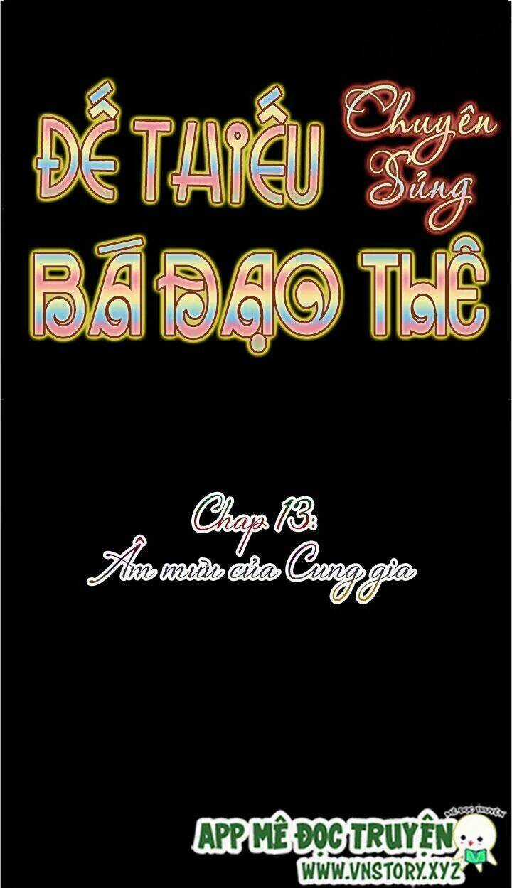 Đế Thiếu Chuyên Sủng Hắc Đạo Thê Chapter 13 trang 3