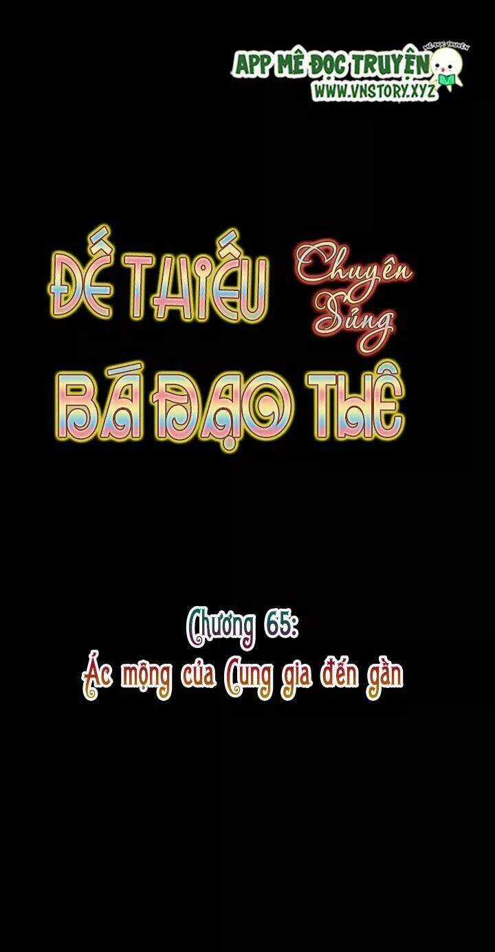 Đế Thiếu Chuyên Sủng Hắc Đạo Thê Chapter 65 trang 4