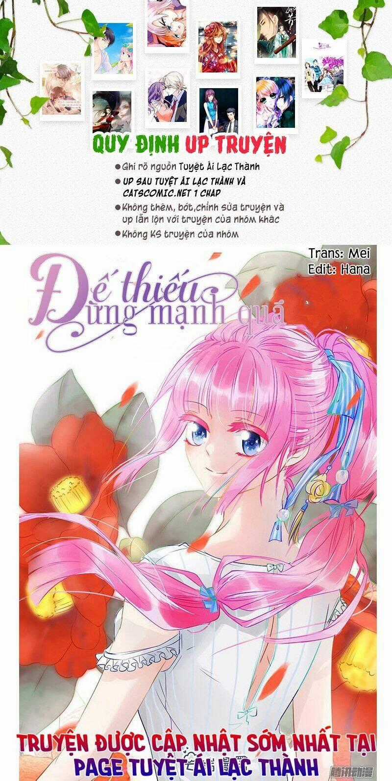 Đế Thiếu Đừng Mạnh Quá Chapter 55 trang 0