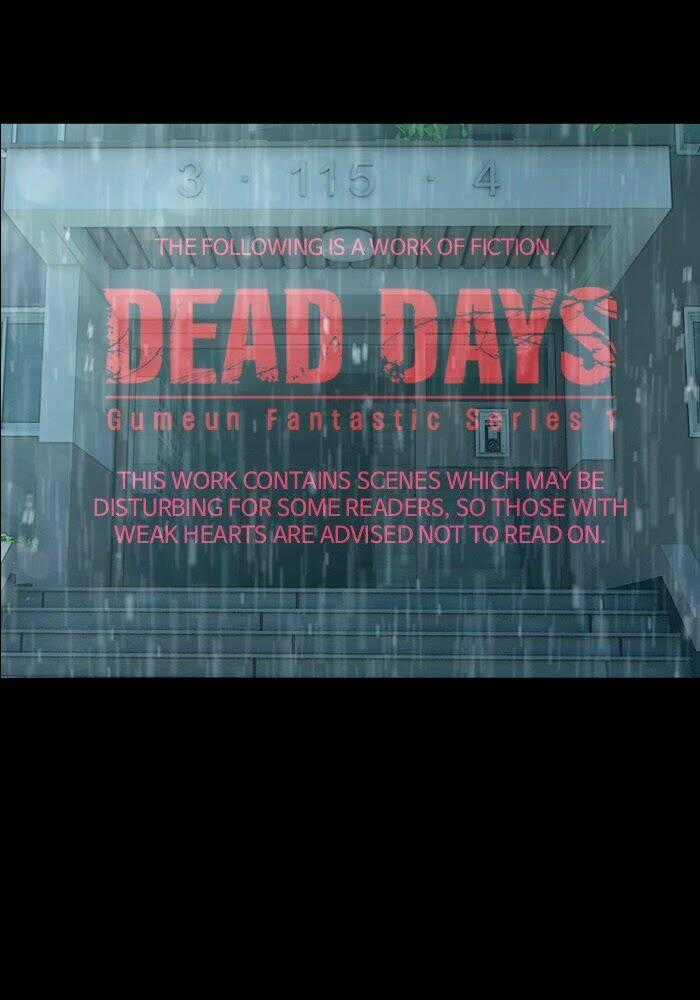 Dead Days Chapter 20 trang 1