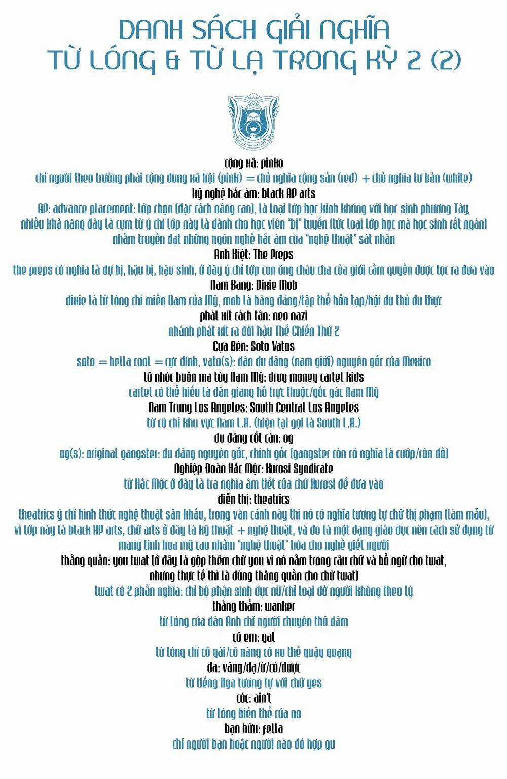 Deadly Class - Lớp Học Sát Nhân Chapter 2 trang 6