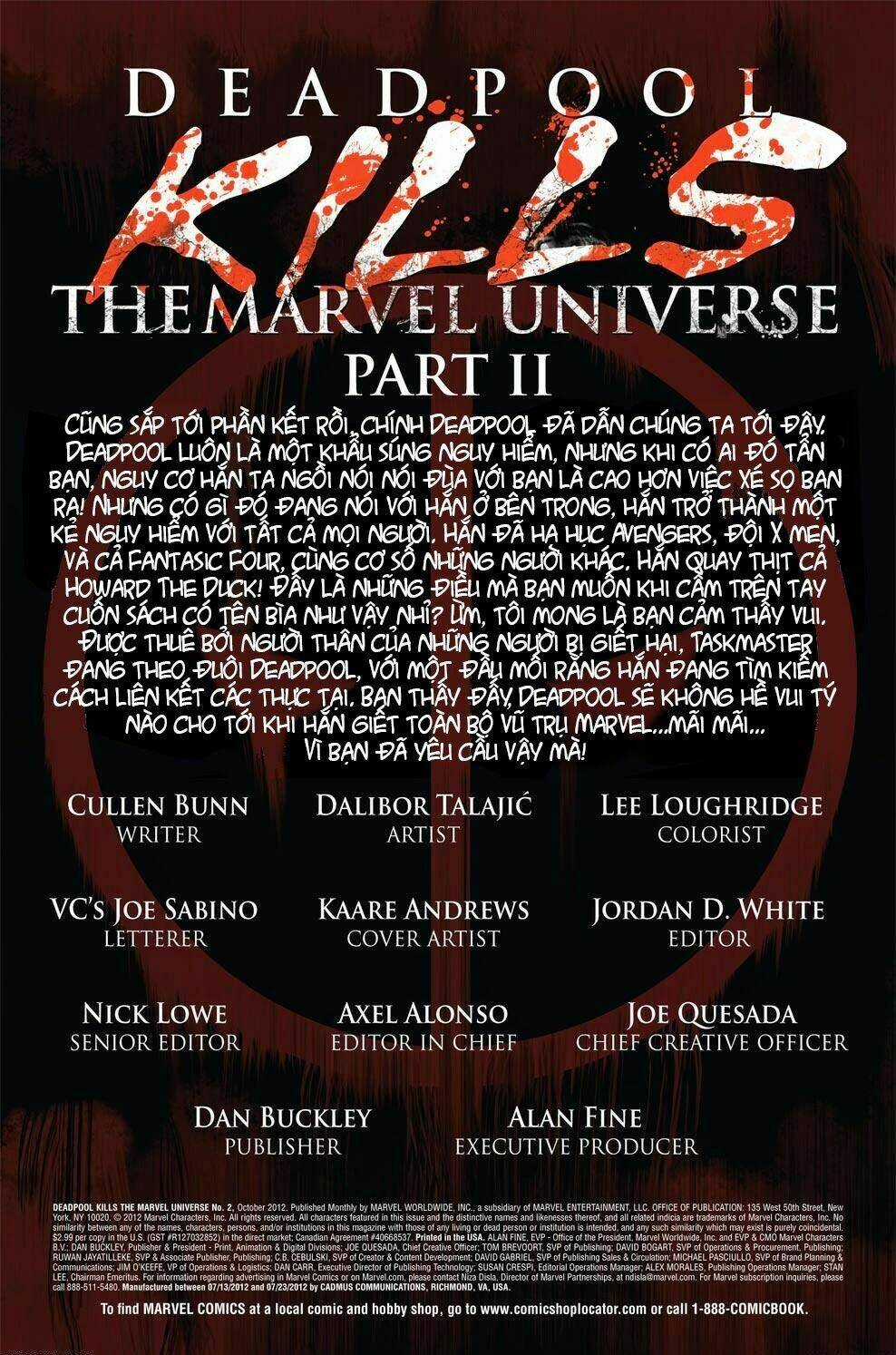 Deadpool Kills Marvel Universe Chapter 4 trang 2