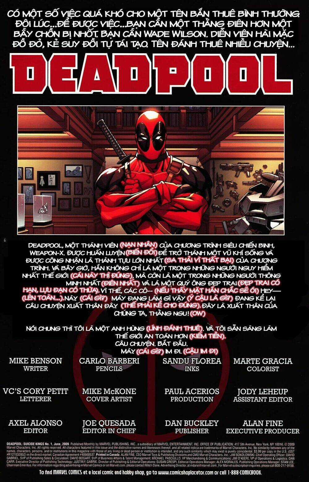 Deadpool: Suicide Kings Chapter 1 trang 2
