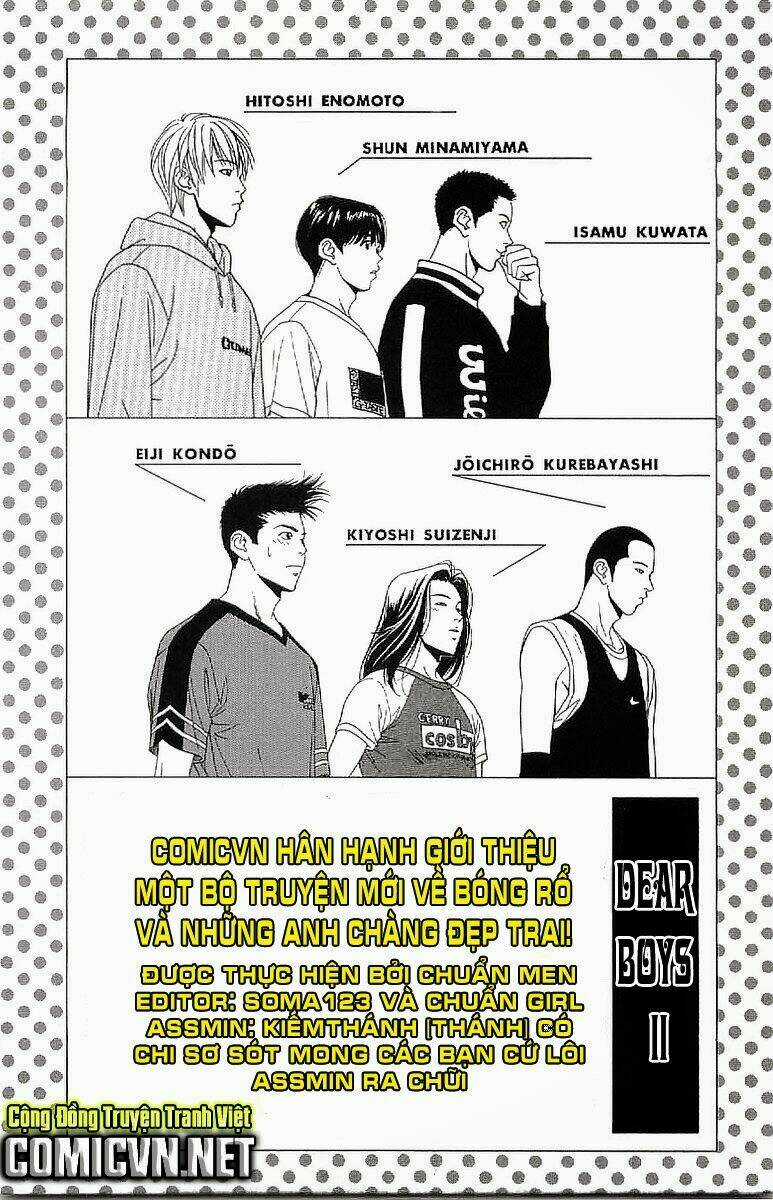Dear Boys Act Ii Chapter 1 trang 4