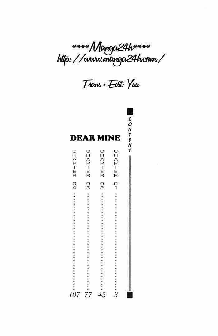 Dear Mine Chapter 1.1 trang 2