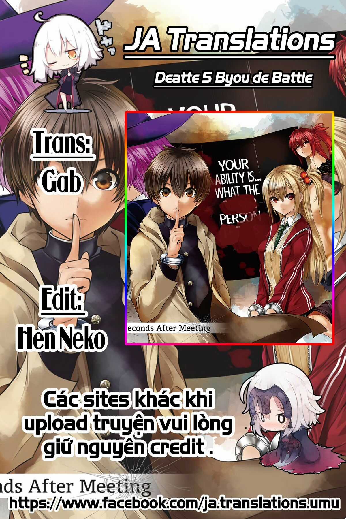 Deatte 5 Byou de Battle Chapter 37 trang 0