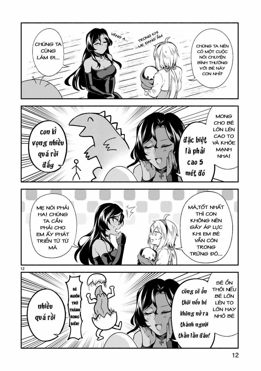 Dekoboko Majo No Oyako Jijou Chapter 10 trang 12